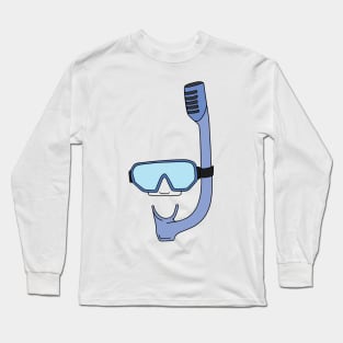 Snorkel and Goggles Long Sleeve T-Shirt